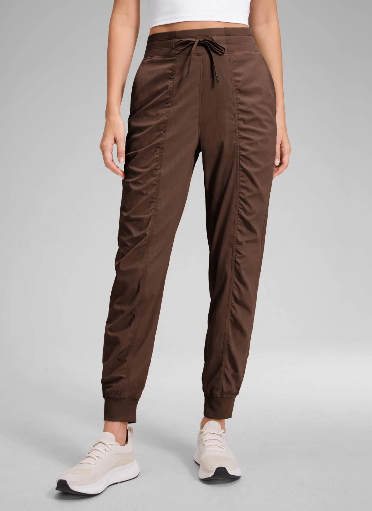 Striped Ruched Pocket Jogger 28'' - Image 4