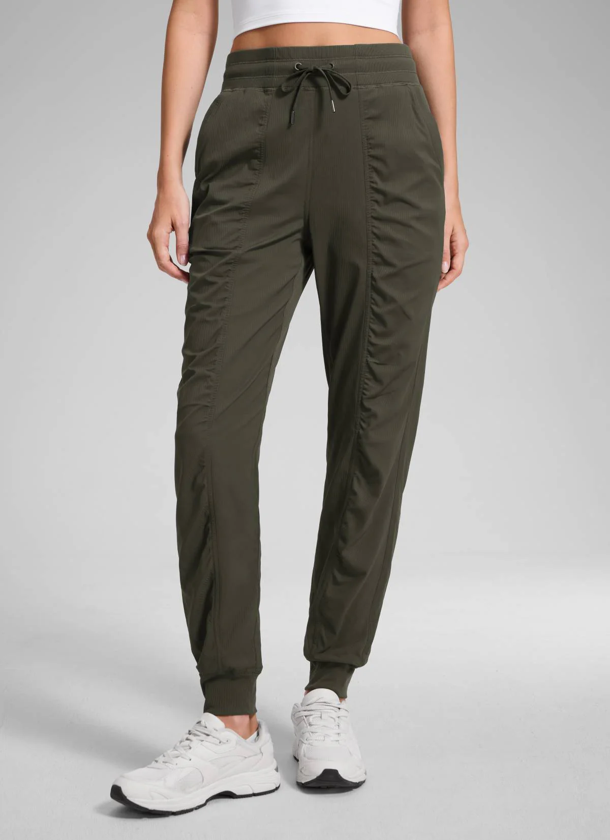 Striped Ruched Pocket Jogger 28'' - Image 8