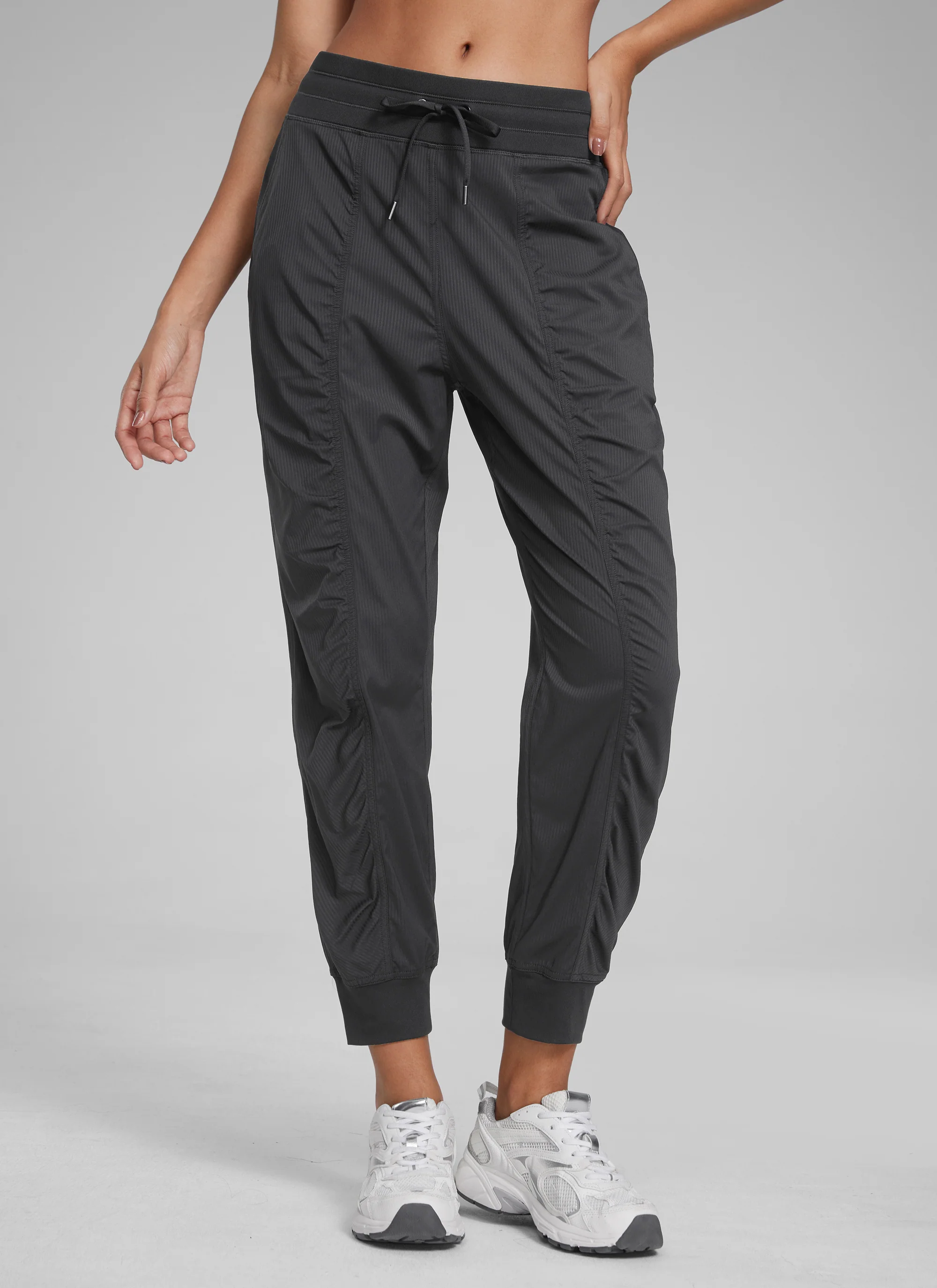 Striped Ruched Pocket Jogger 26'' - Image 10