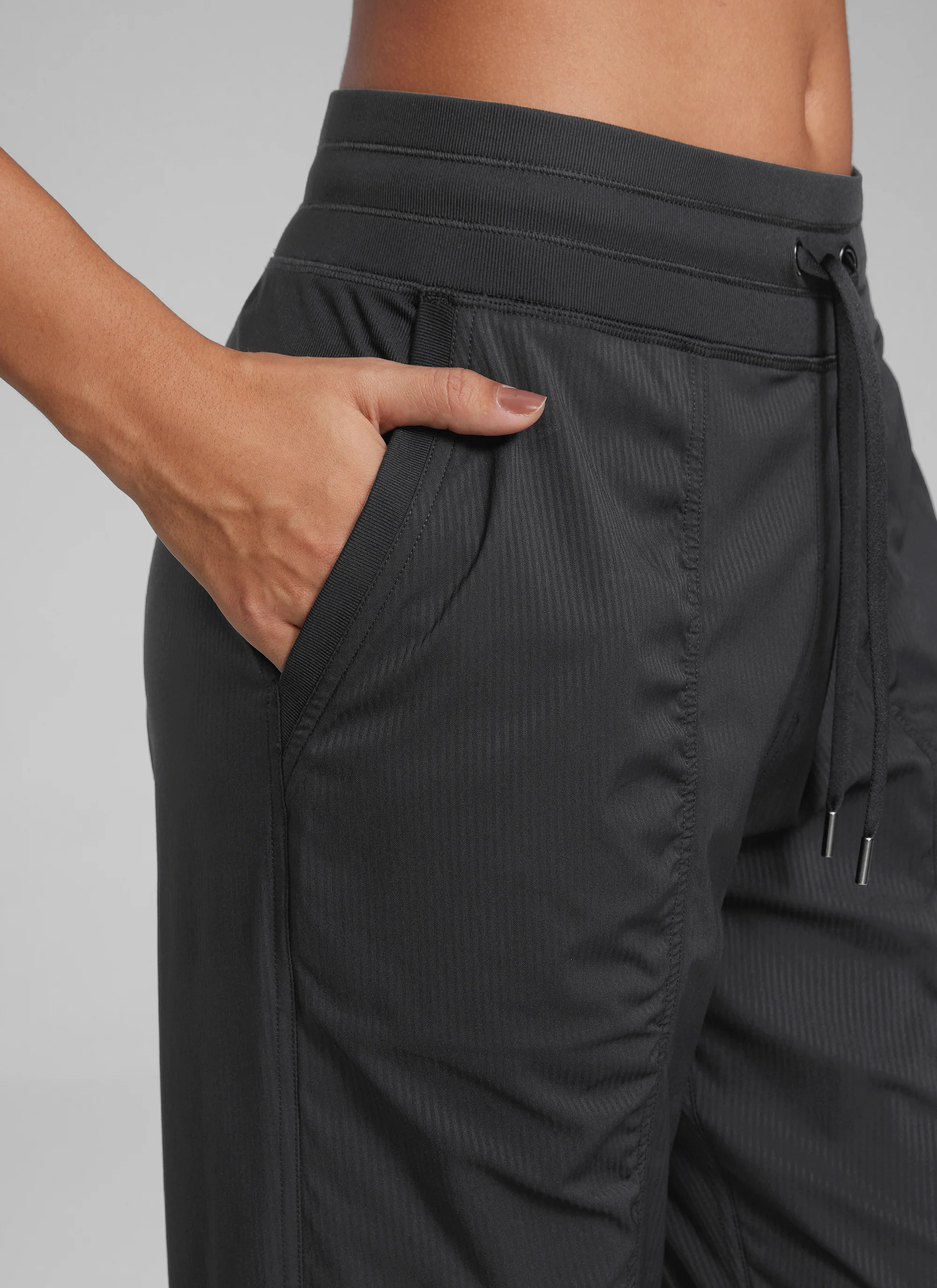 Striped Ruched Pocket Jogger 26'' - Image 12