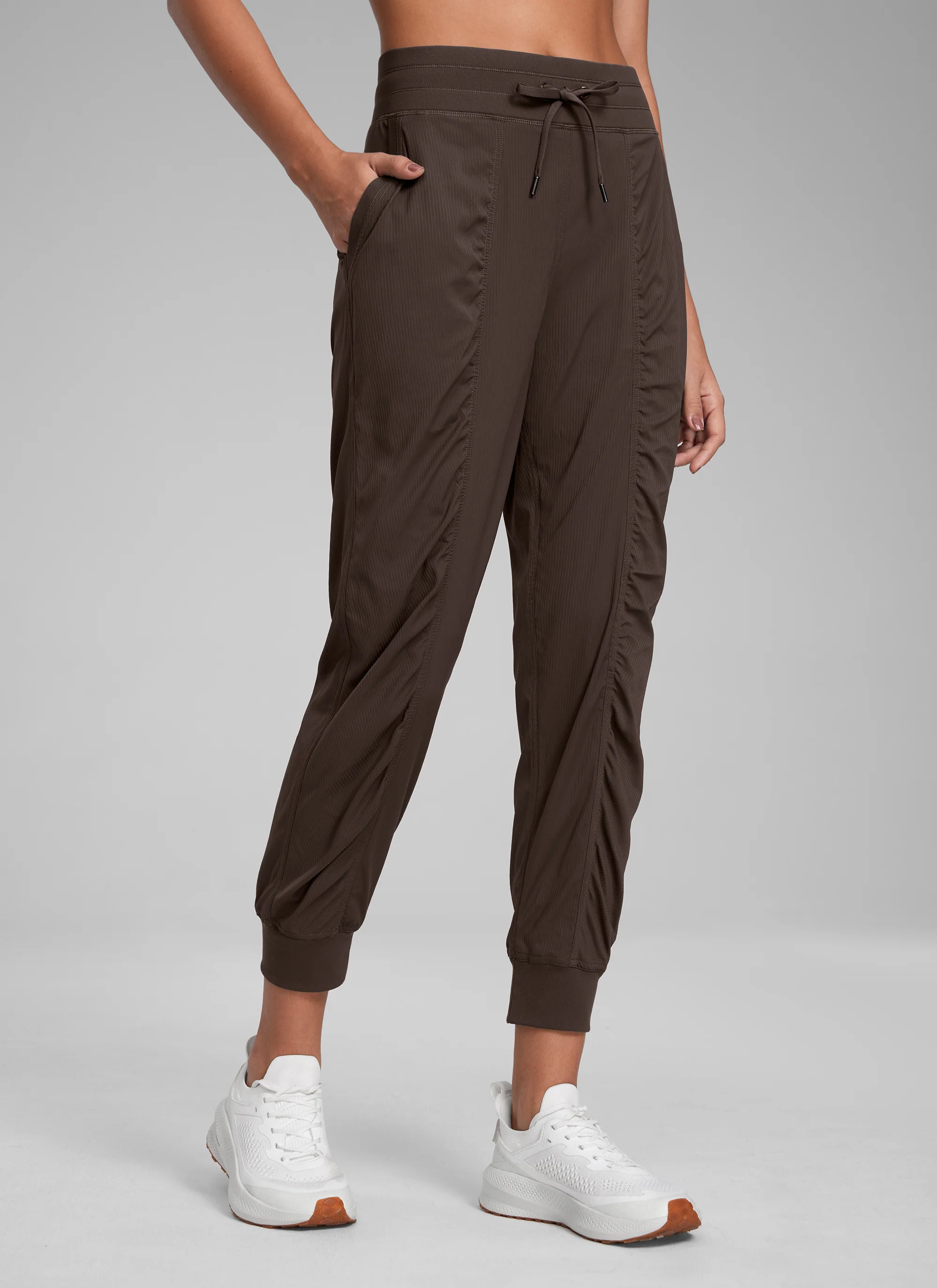 Striped Ruched Pocket Jogger 26'' - Image 19