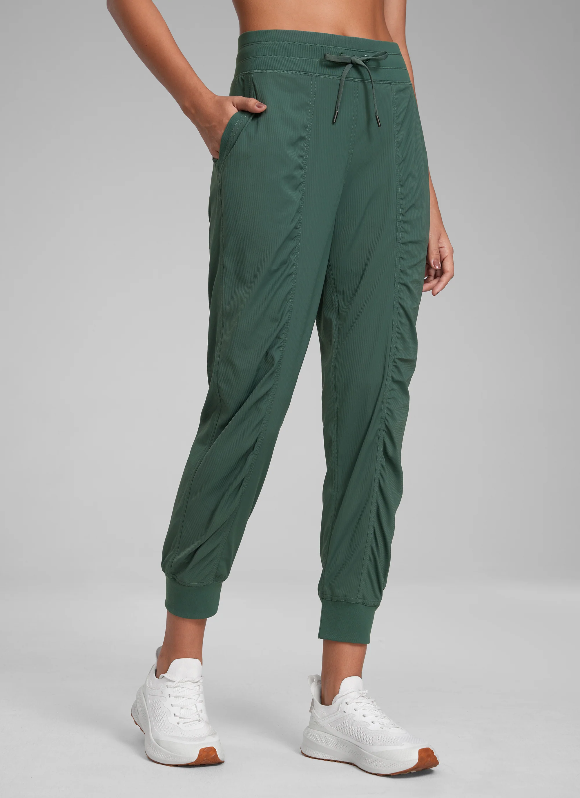 Striped Ruched Pocket Jogger 26'' - Image 23