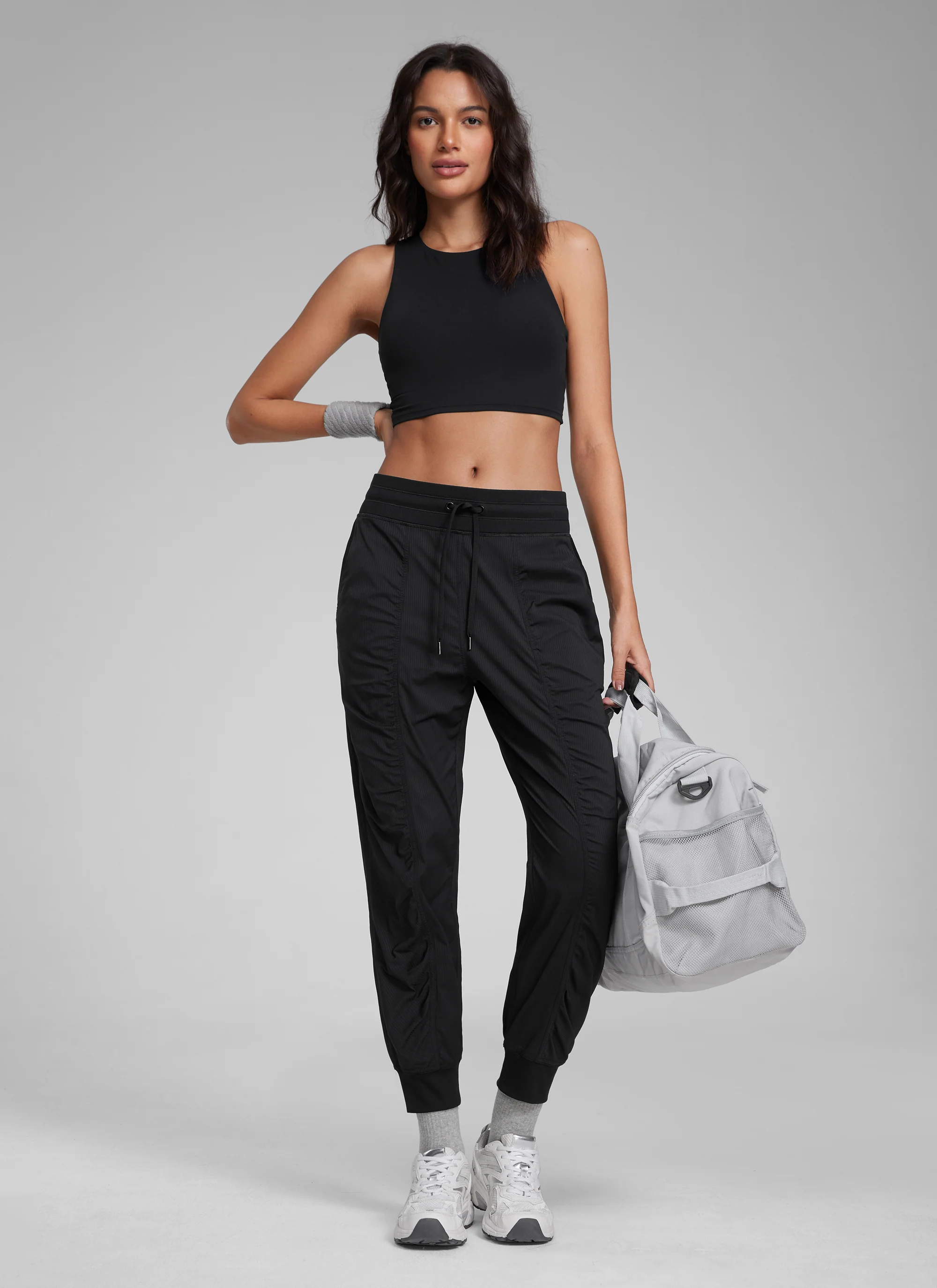 Striped Ruched Pocket Jogger 26'' - Image 9
