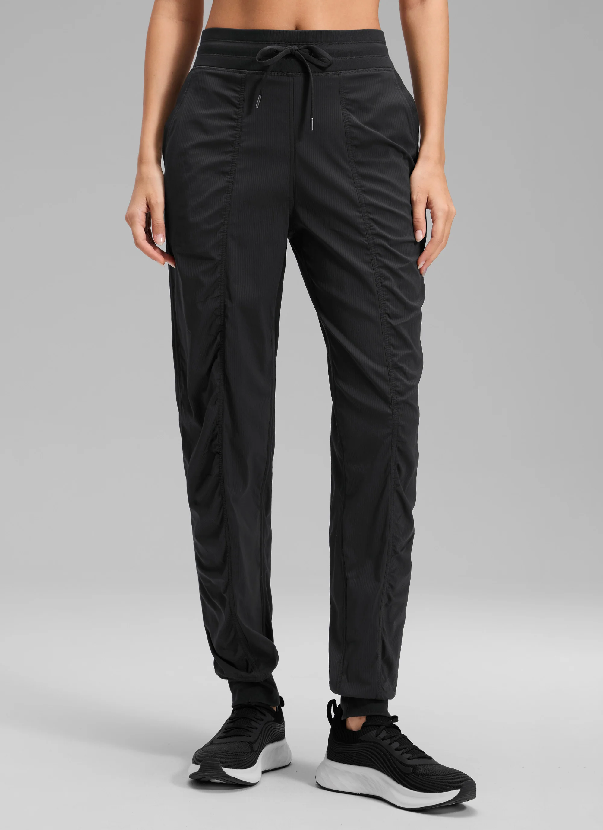 Striped Ruched Pocket Jogger 30'' - Image 5