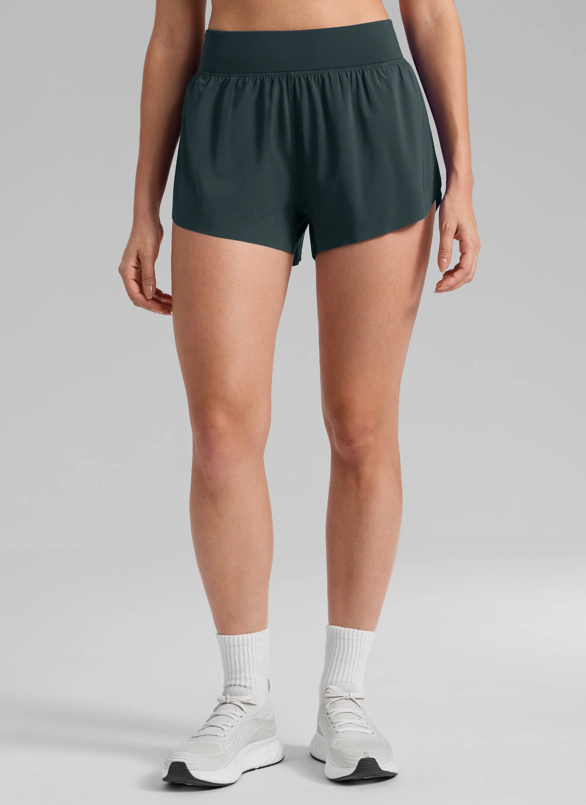 Feathery-Fit Soft Dolphin Lined Shorts 3'' - Image 4