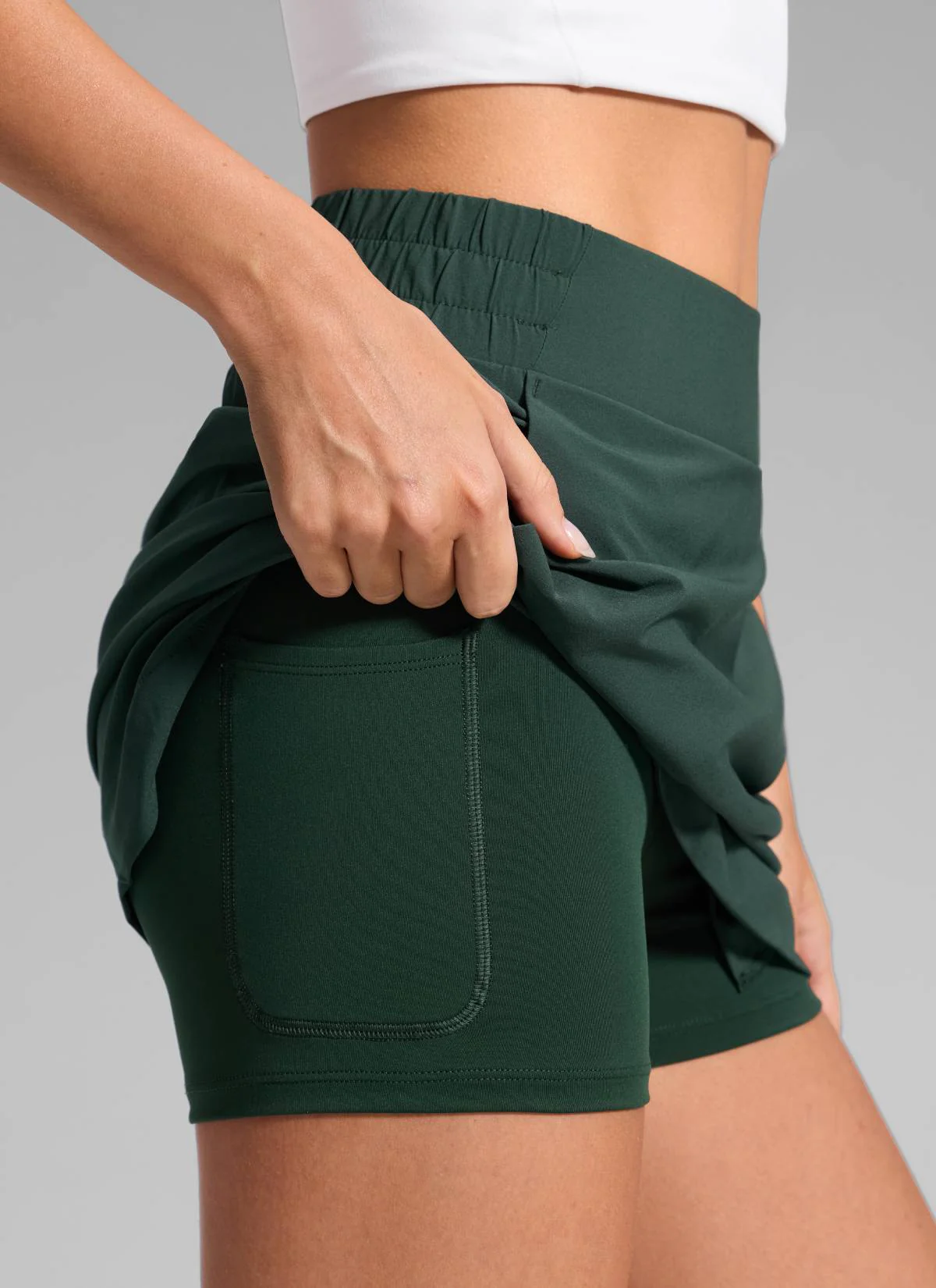 Feathery-Fit Soft Pocket High Rise Skirt 15'' - Image 10