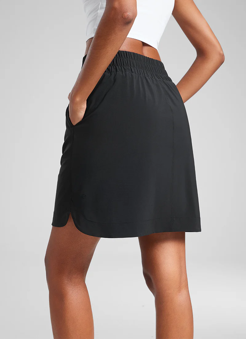 Feathery-Fit Soft A Line Pocket Skirt 18'' - Image 11