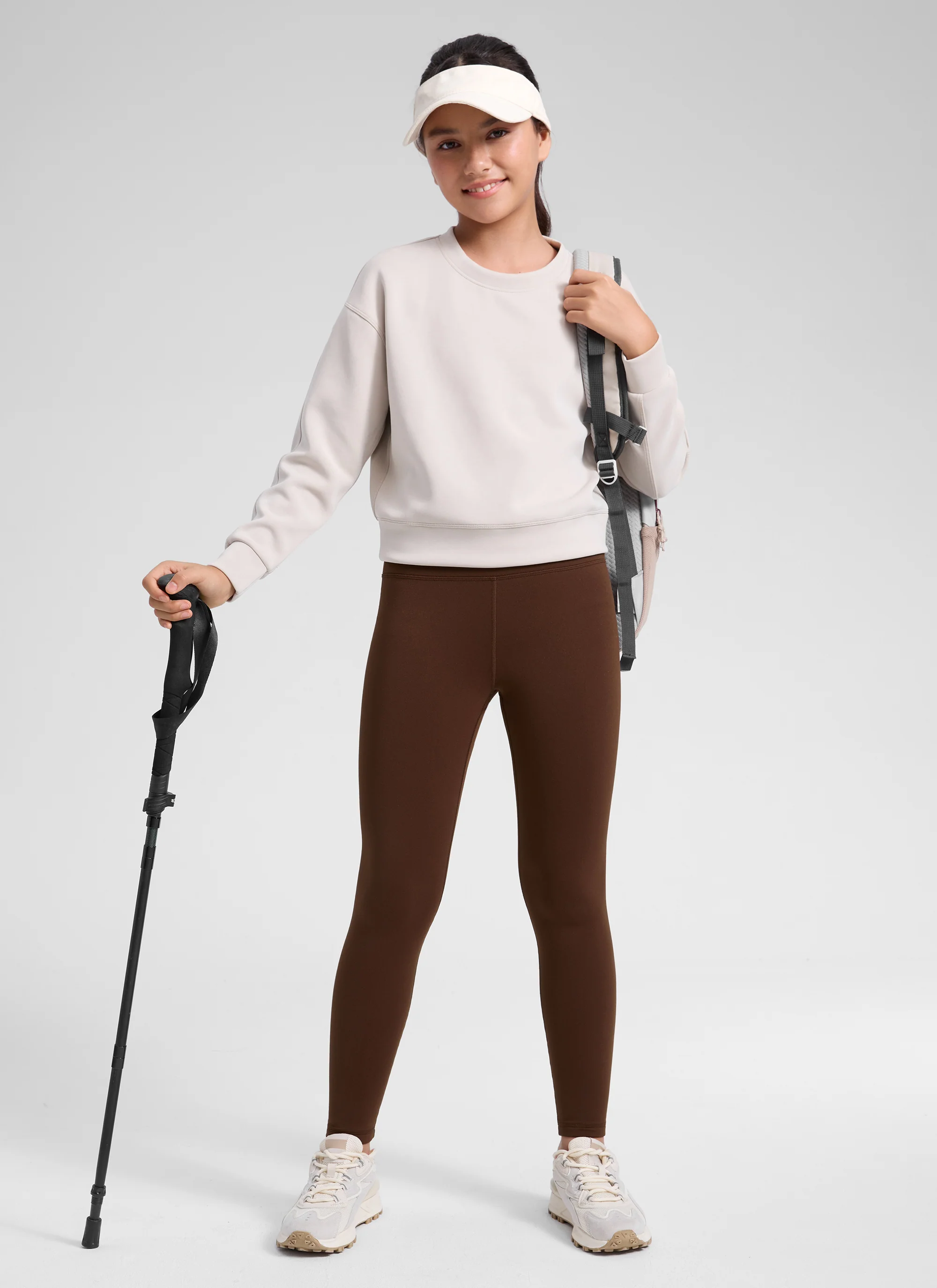 Girls Matte Thermal Fleece Lined Legging - Image 26