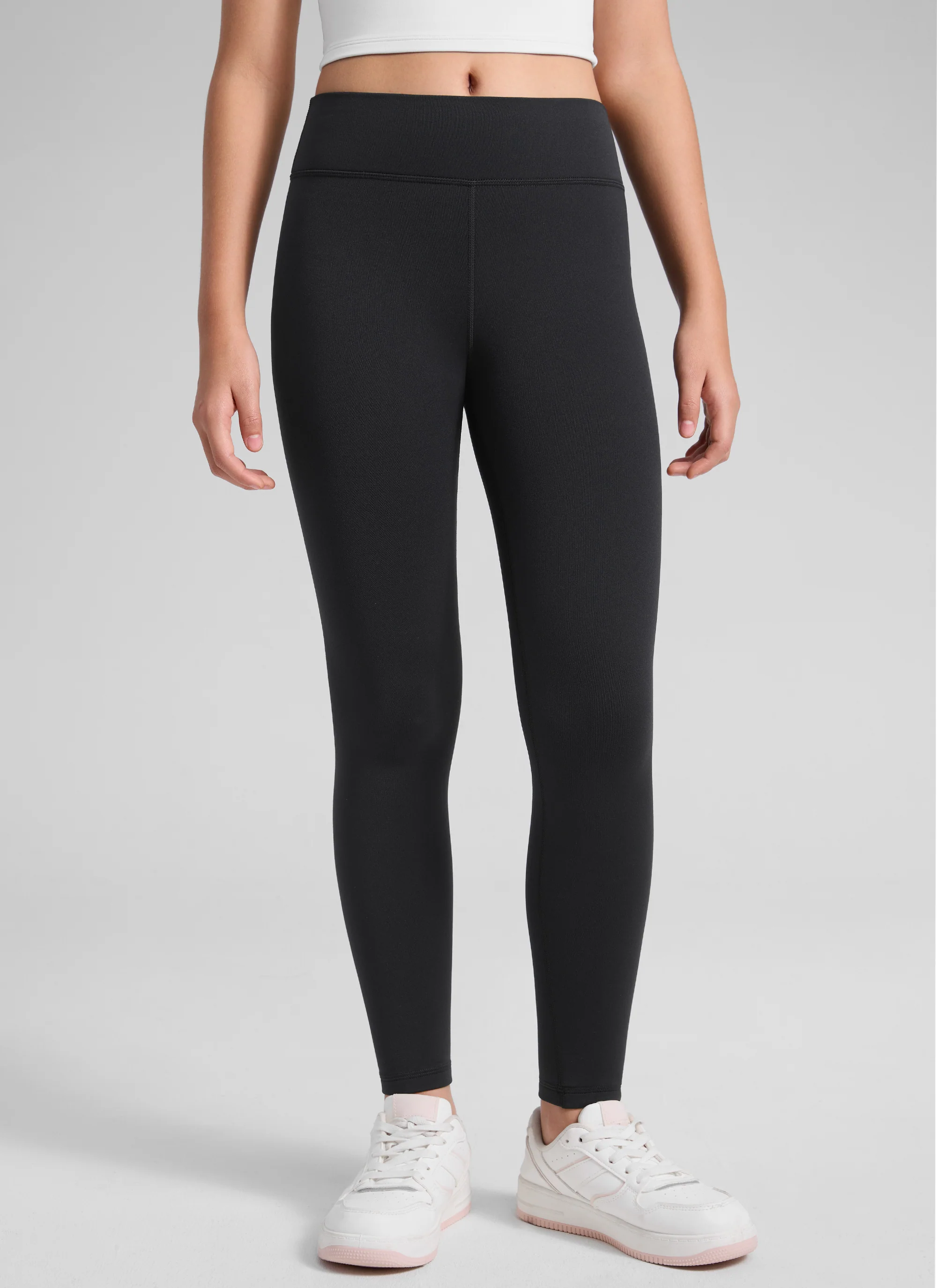 Girls Matte Thermal Fleece Lined Legging - Image 6