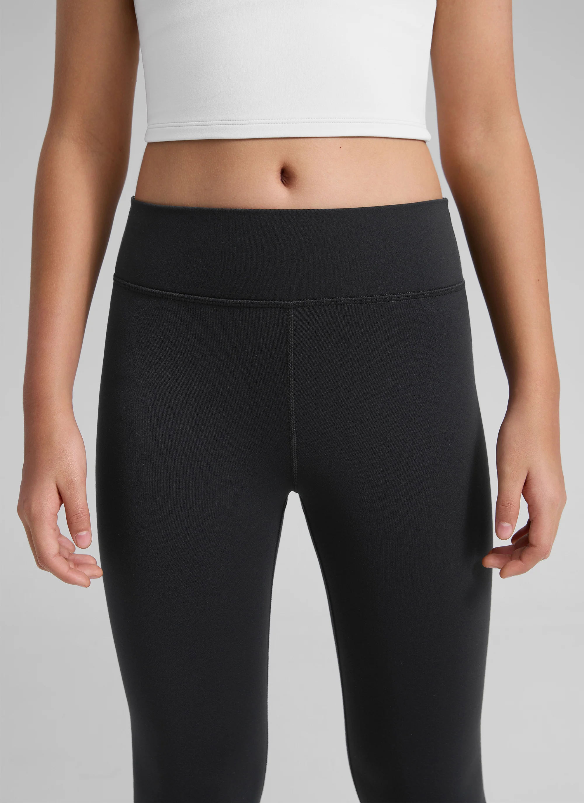 Girls Matte Thermal Fleece Lined Legging - Image 9