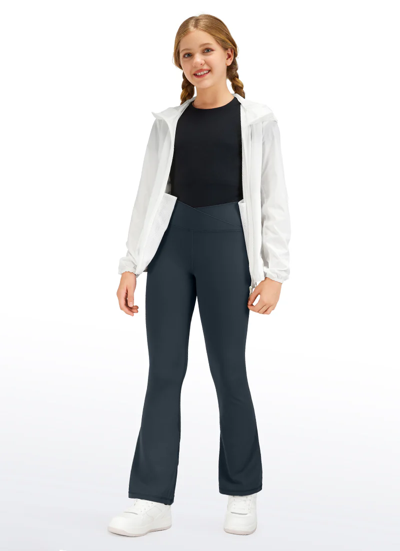 Butterluxe Girls Crossover Flare Leggings - Image 11