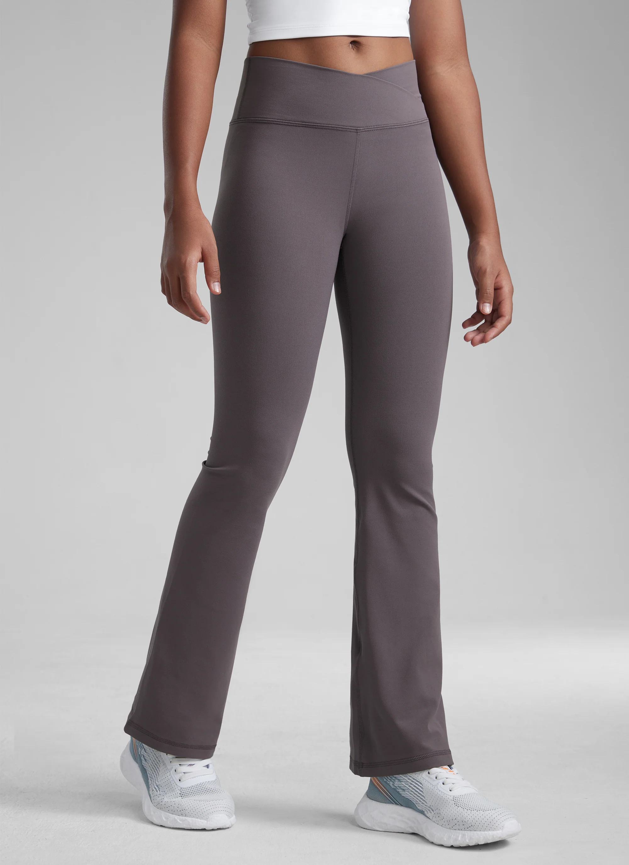 Butterluxe Girls Crossover Flare Leggings - Image 13