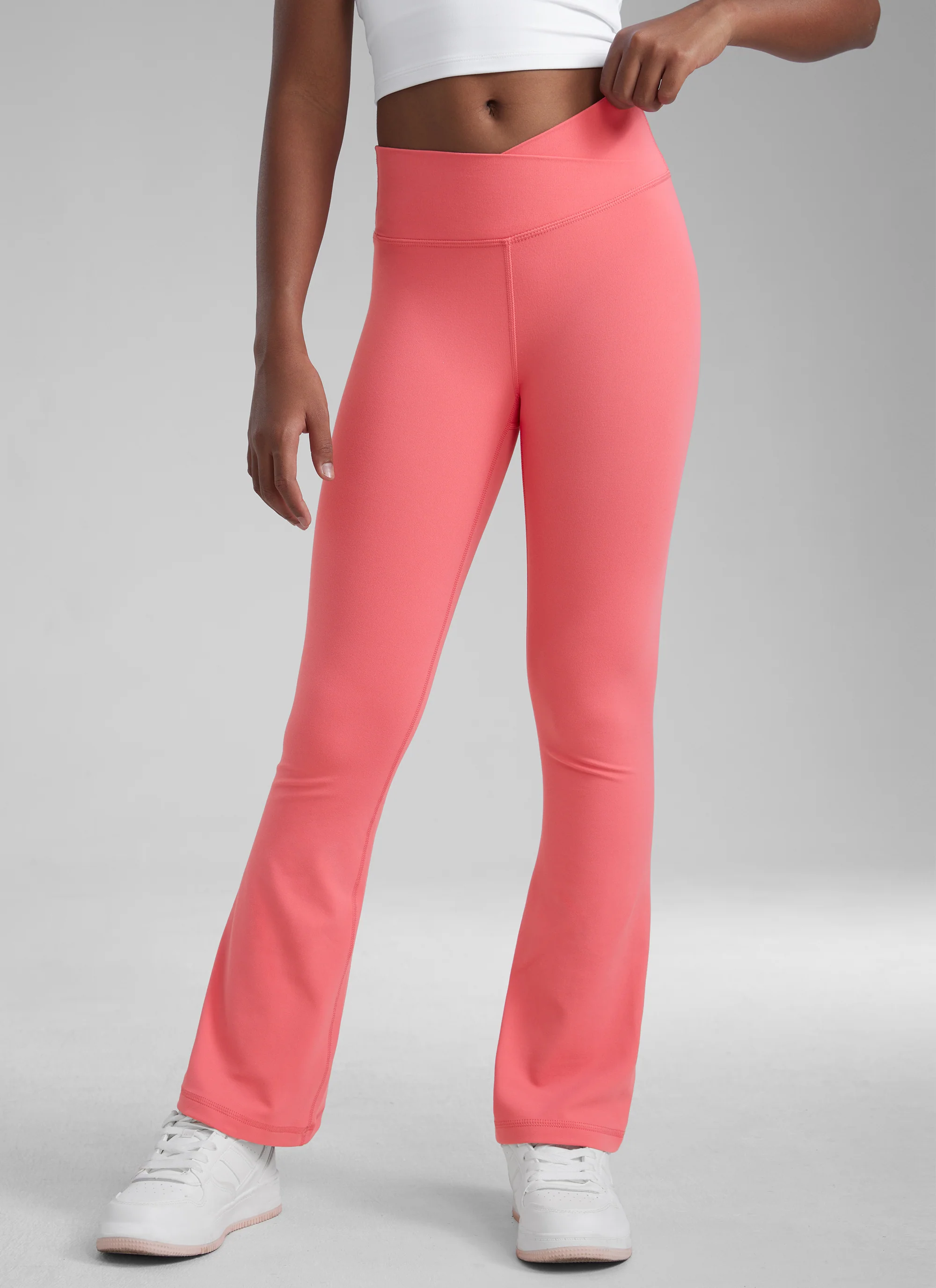 Butterluxe Girls Crossover Flare Leggings - Image 21