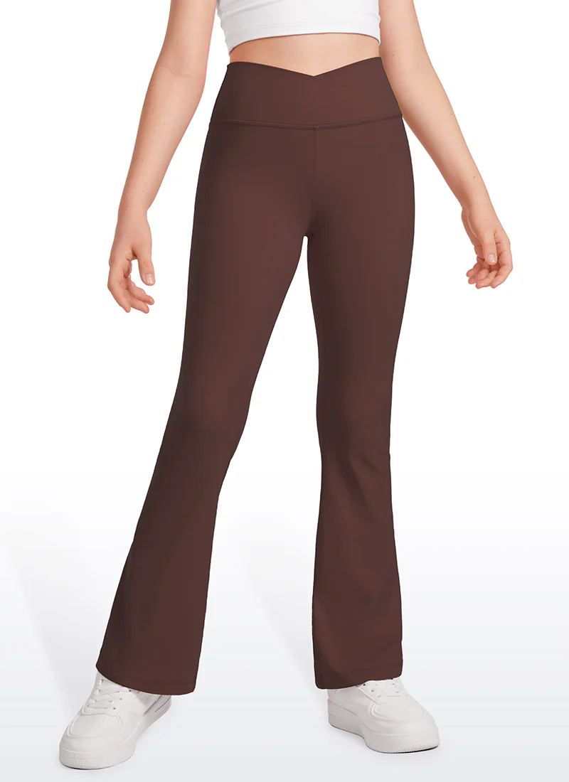 Butterluxe Girls Crossover Flare Leggings - Image 26
