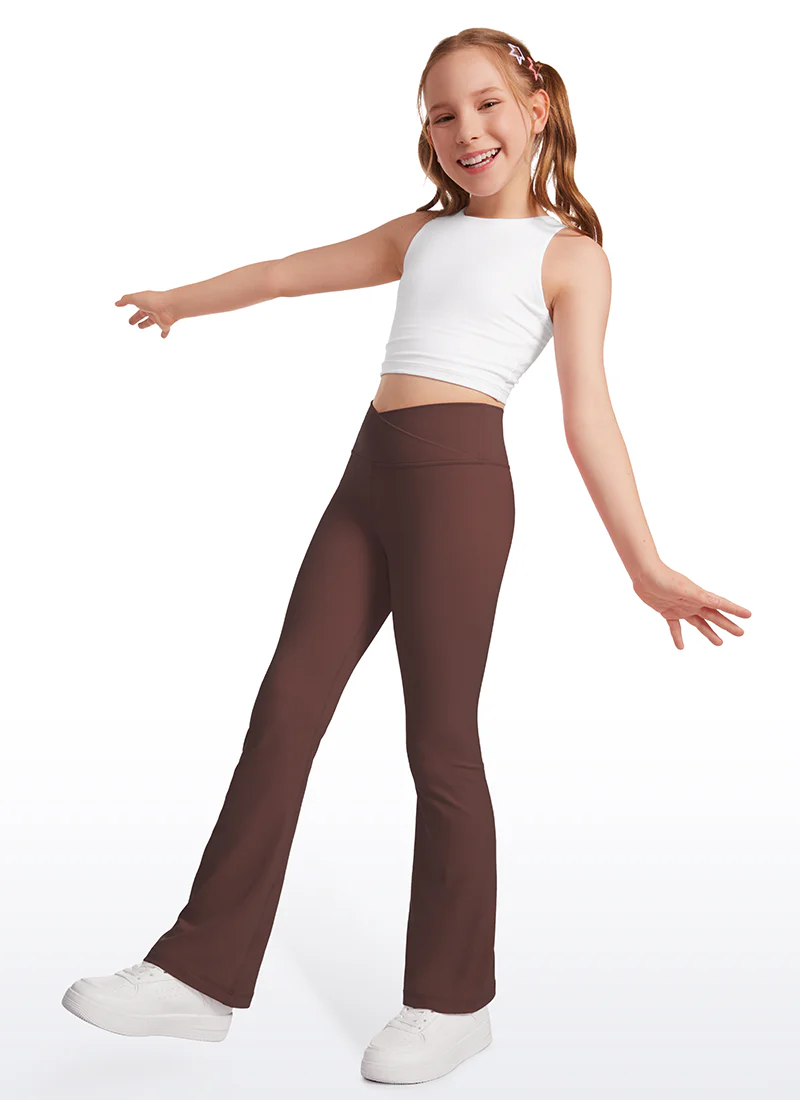 Butterluxe Girls Crossover Flare Leggings - Image 28