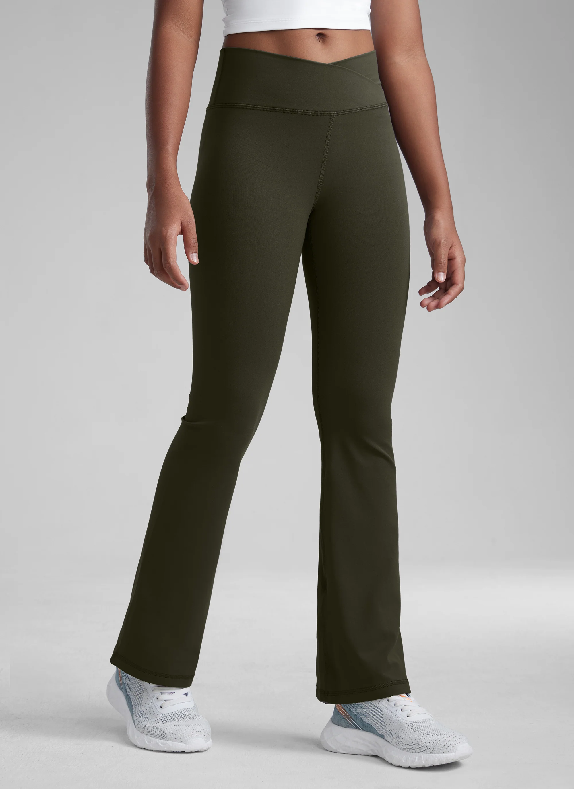 Butterluxe Girls Crossover Flare Leggings - Image 30