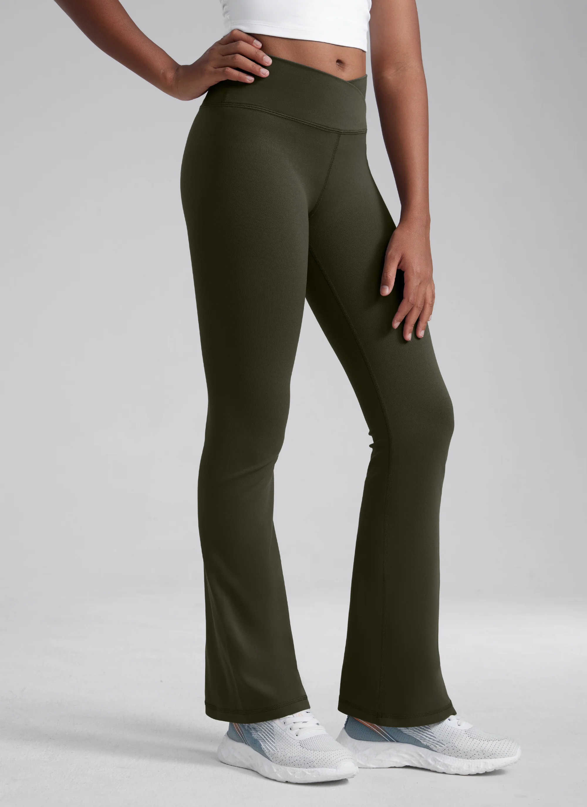 Butterluxe Girls Crossover Flare Leggings - Image 32