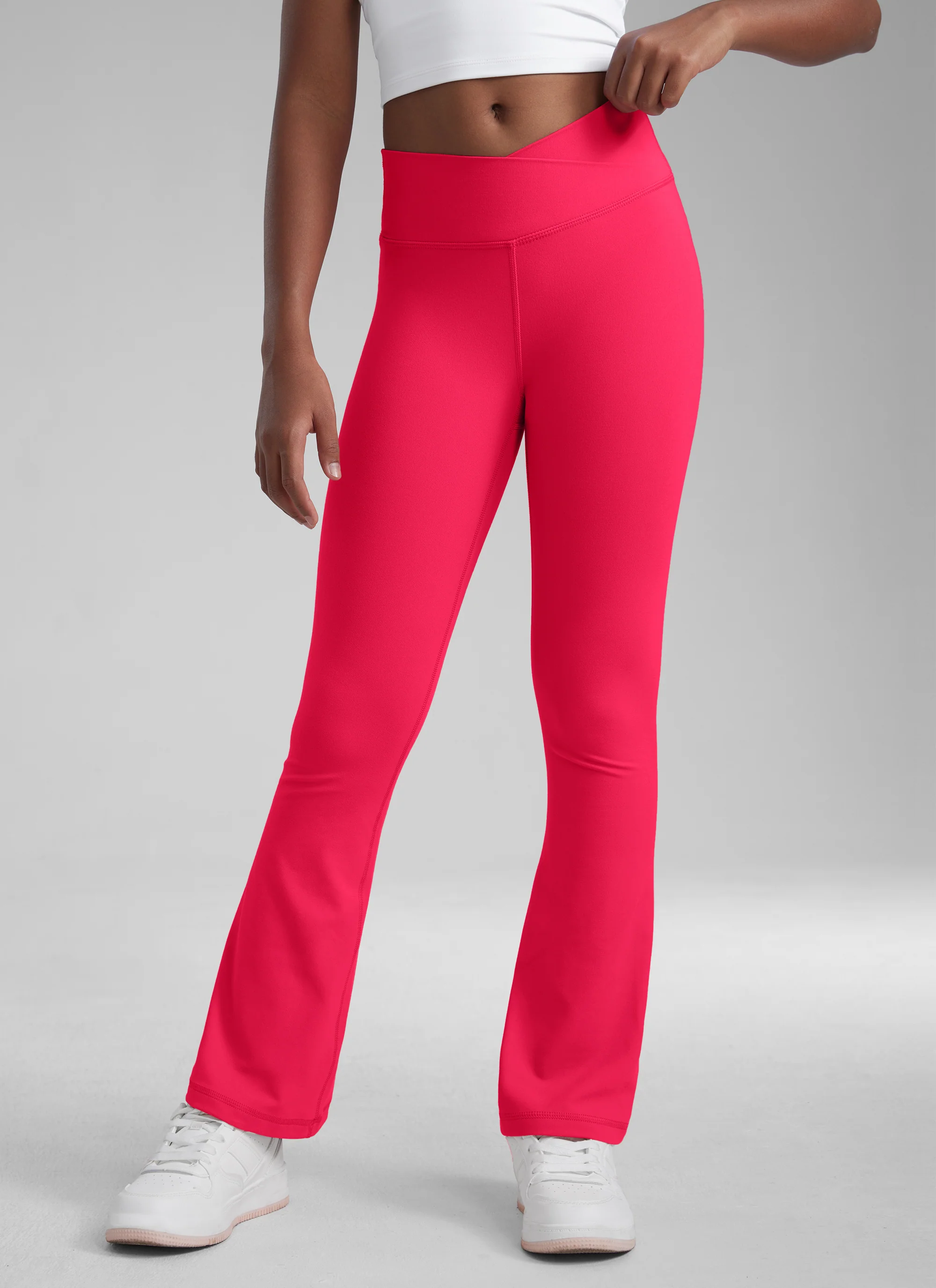 Butterluxe Girls Crossover Flare Leggings - Image 39