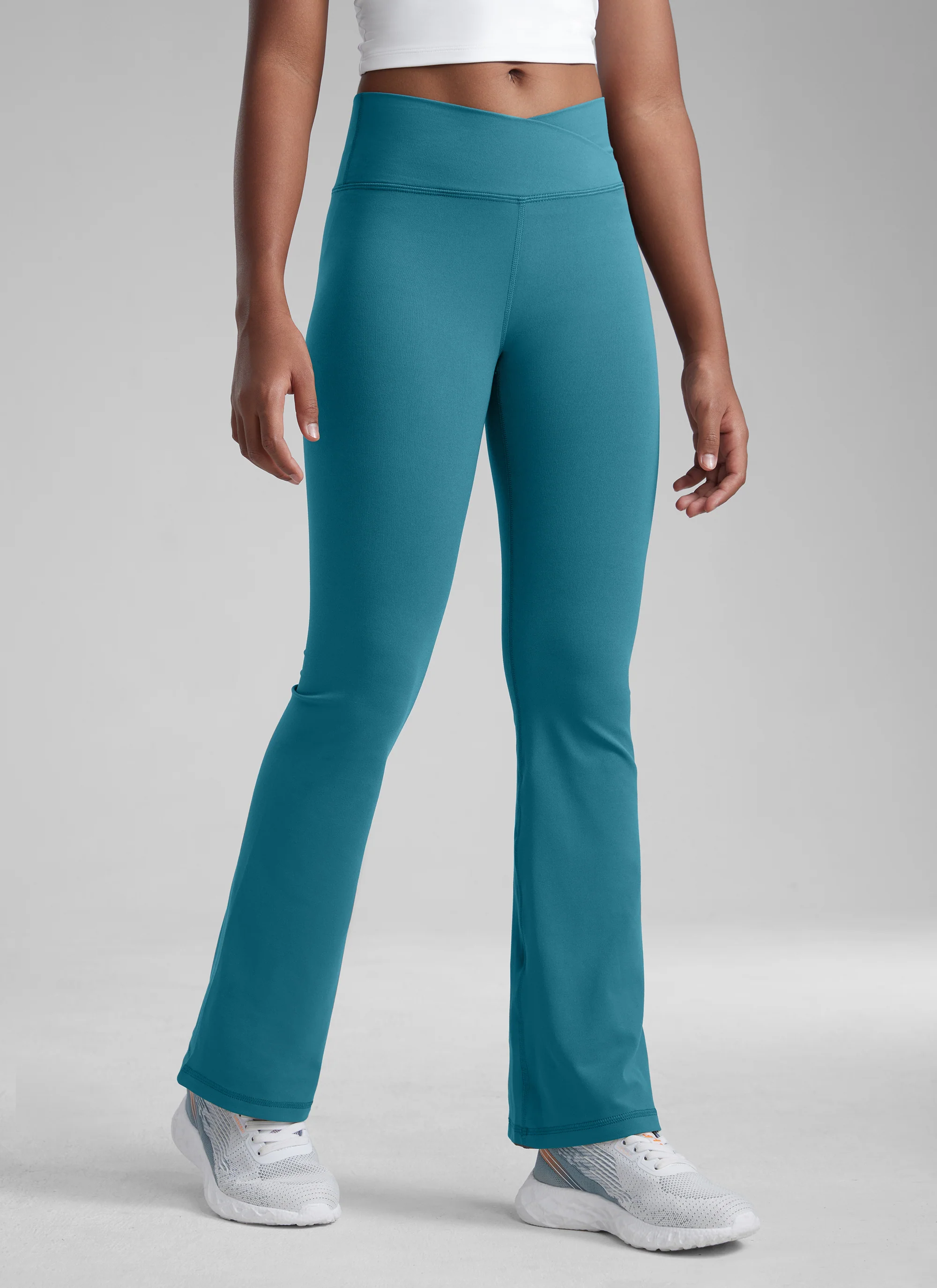 Butterluxe Girls Crossover Flare Leggings - Image 43