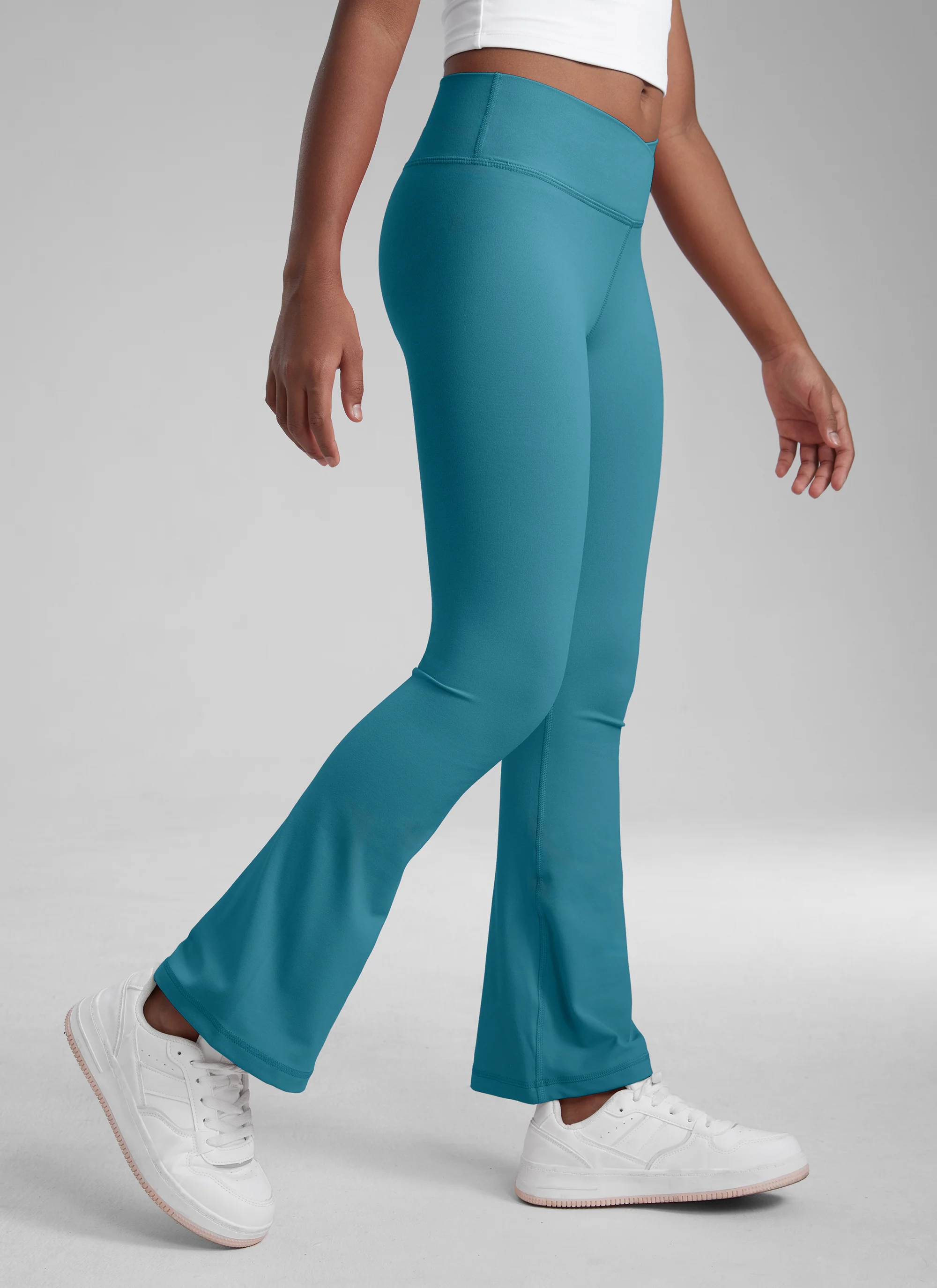 Butterluxe Girls Crossover Flare Leggings - Image 45