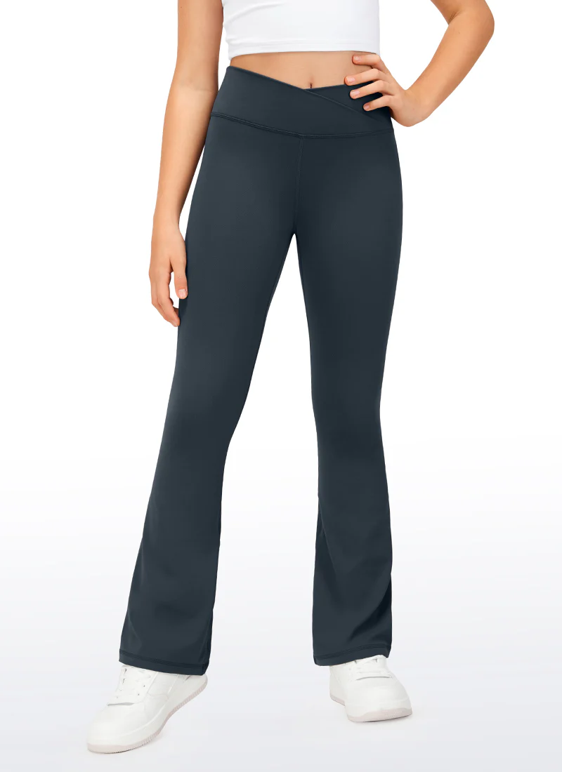 Butterluxe Girls Crossover Flare Leggings - Image 9