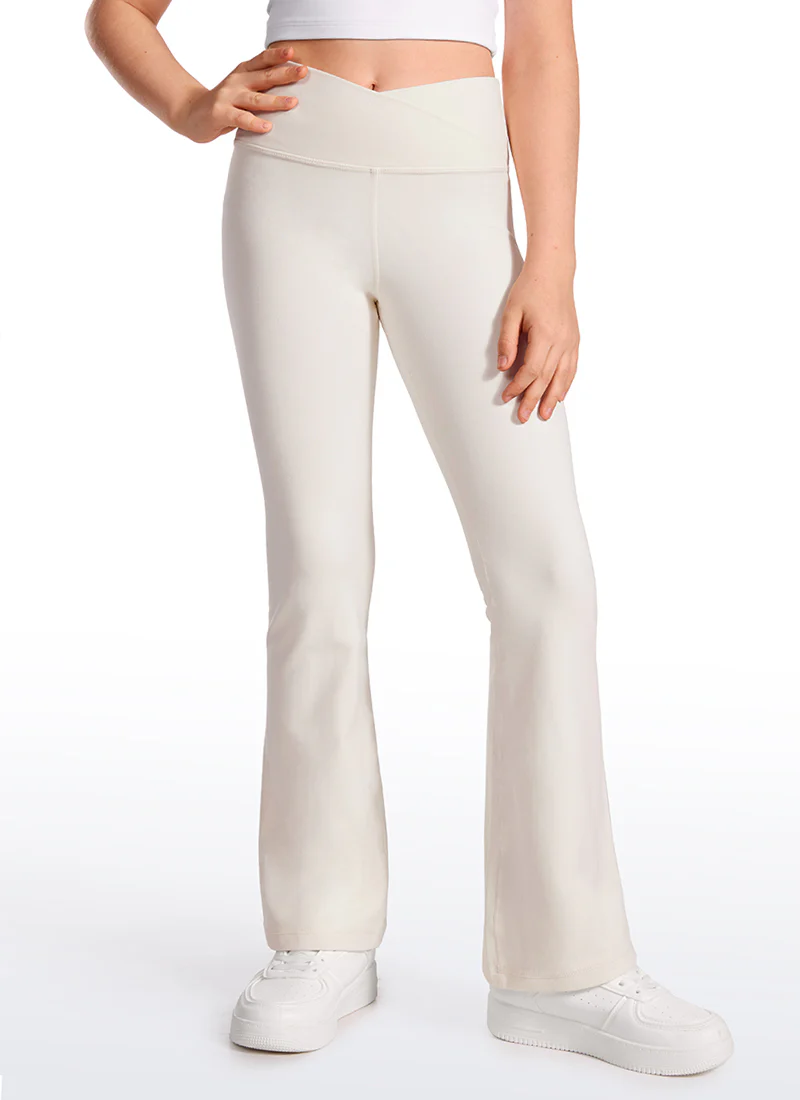 Butterluxe Girls Crossover Flare Leggings - Image 5