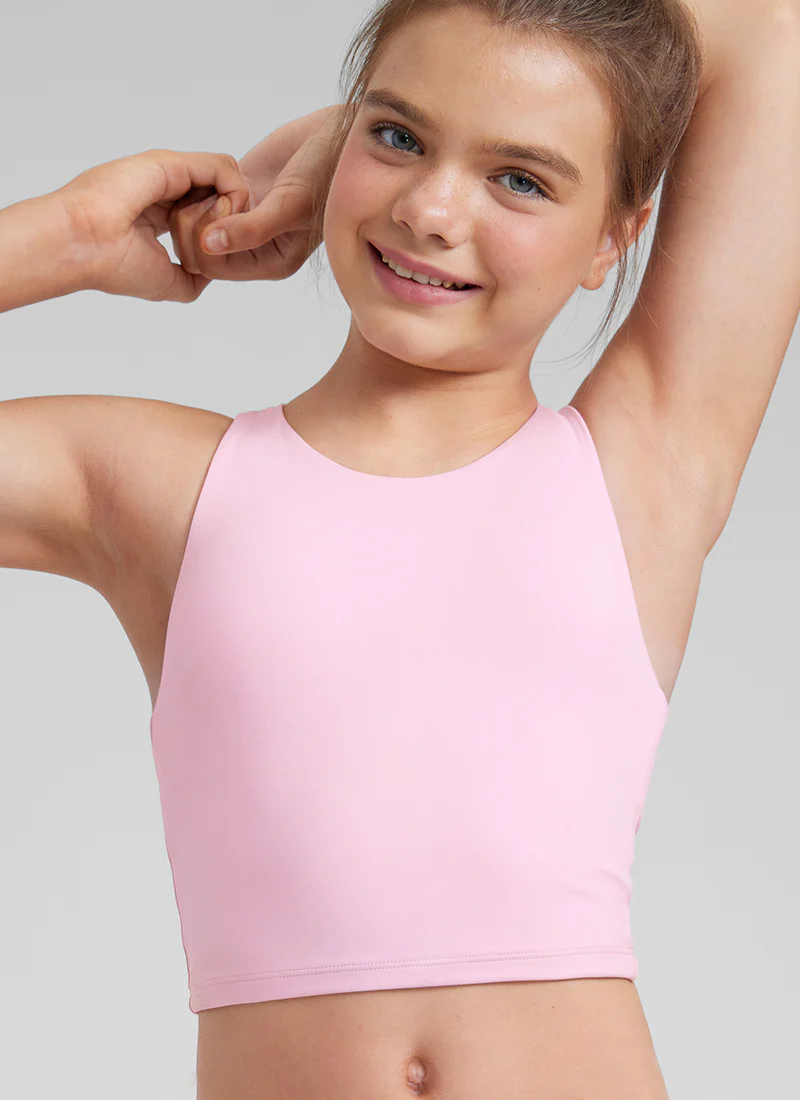 Butterluxe Girls Double Lined Racerback Tank Tops - Image 42