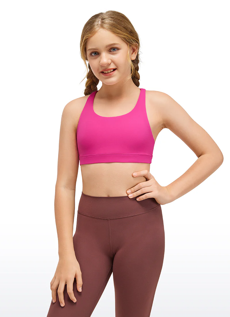 Butterluxe Girls Sport Bra Strappy Back - Image 13