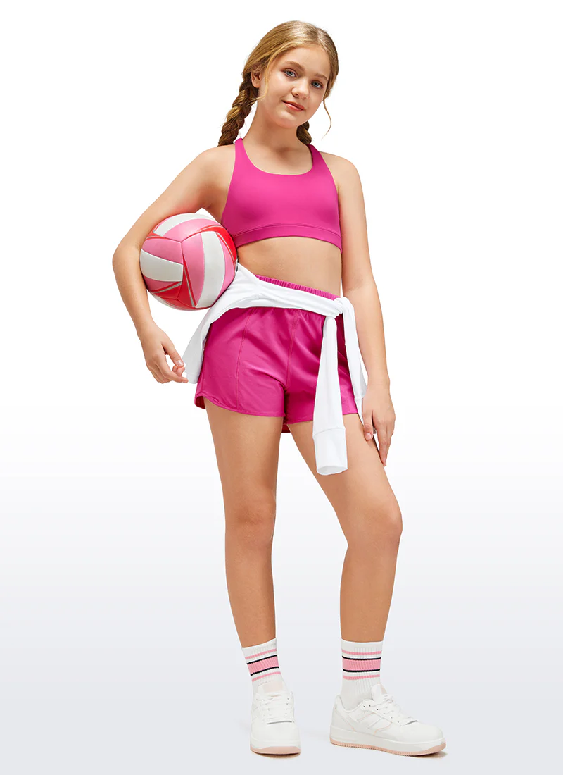 Butterluxe Girls Sport Bra Strappy Back - Image 15
