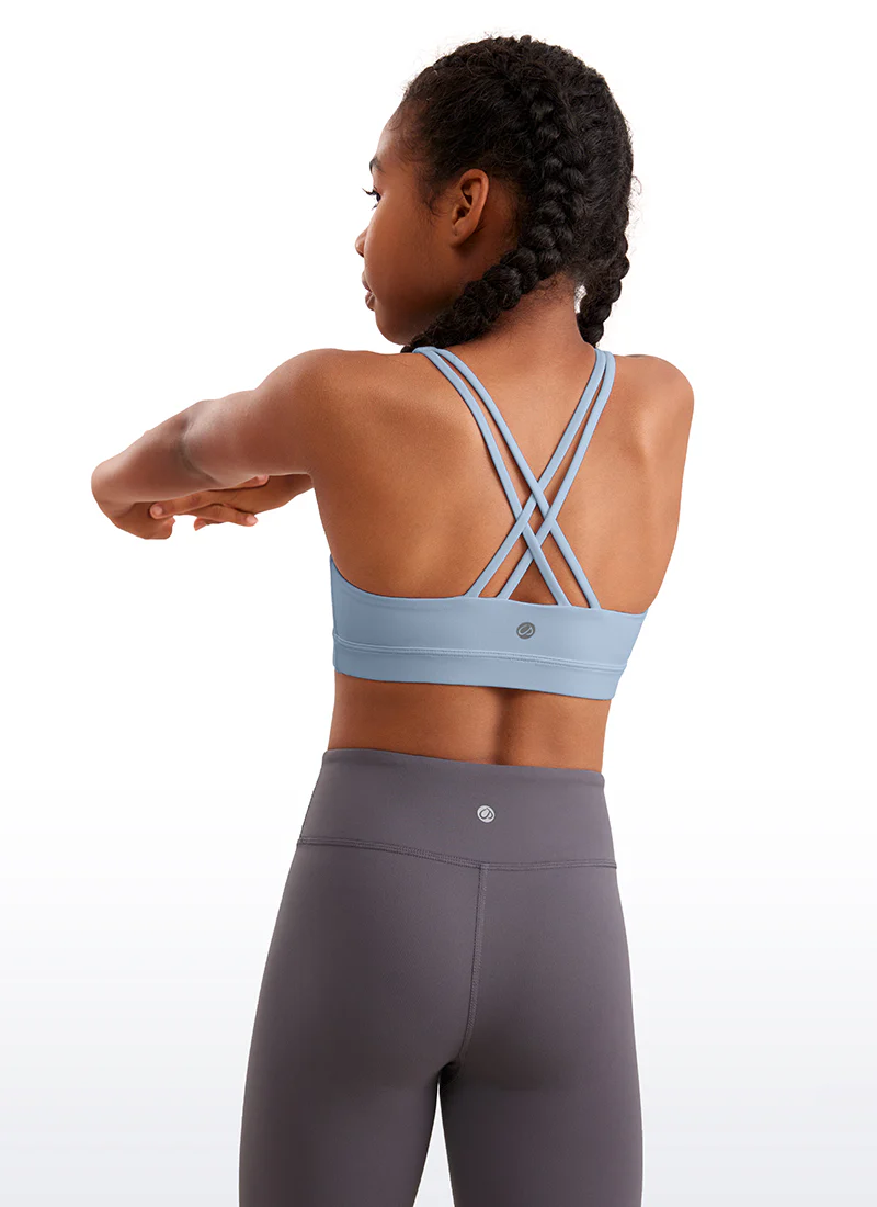 Butterluxe Girls Sport Bra Strappy Back - Image 25