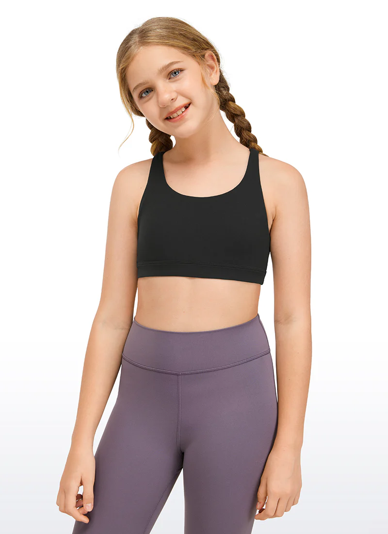 Butterluxe Girls Sport Bra Strappy Back - Image 5