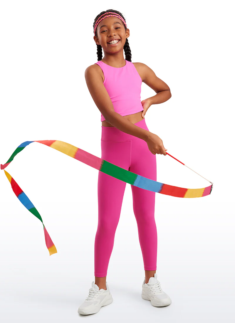 Butterluxe Girls Active Leggings - V Cross Waist - Image 11