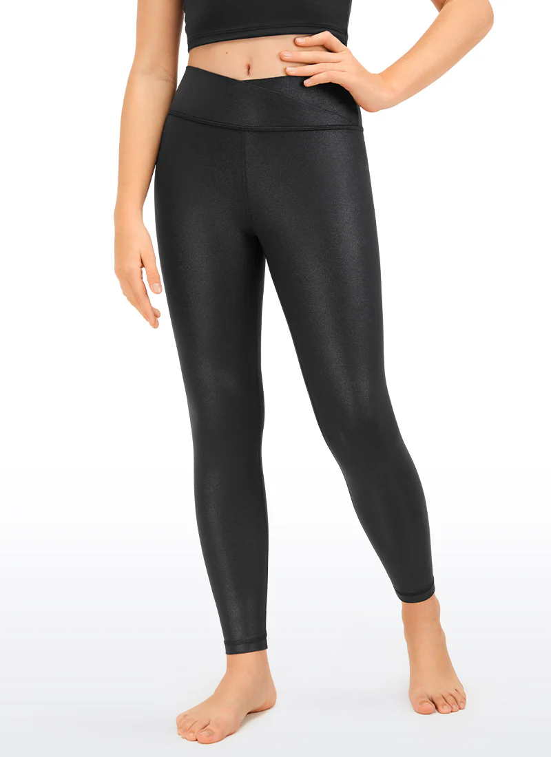 Butterluxe Girls Active Leggings - V Cross Waist - Image 5