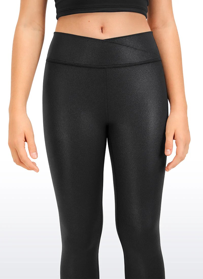 Butterluxe Girls Active Leggings - V Cross Waist - Image 8