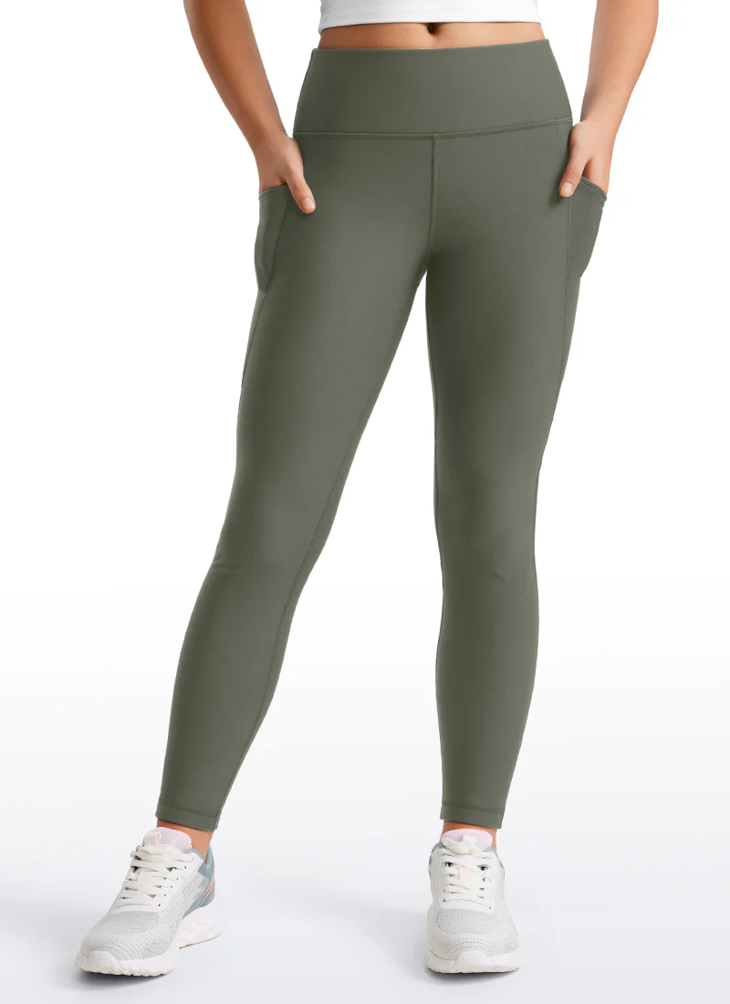 Thermal Fleece Lined Soft Girls Water-Resistant Pocketed Leggings - Image 5
