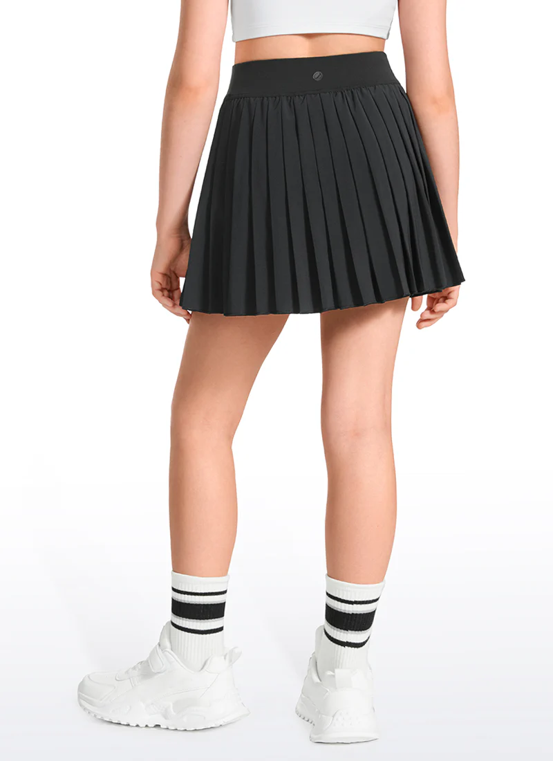 Feathery-Fit Soft Girls Pleated Skirts - Image 11