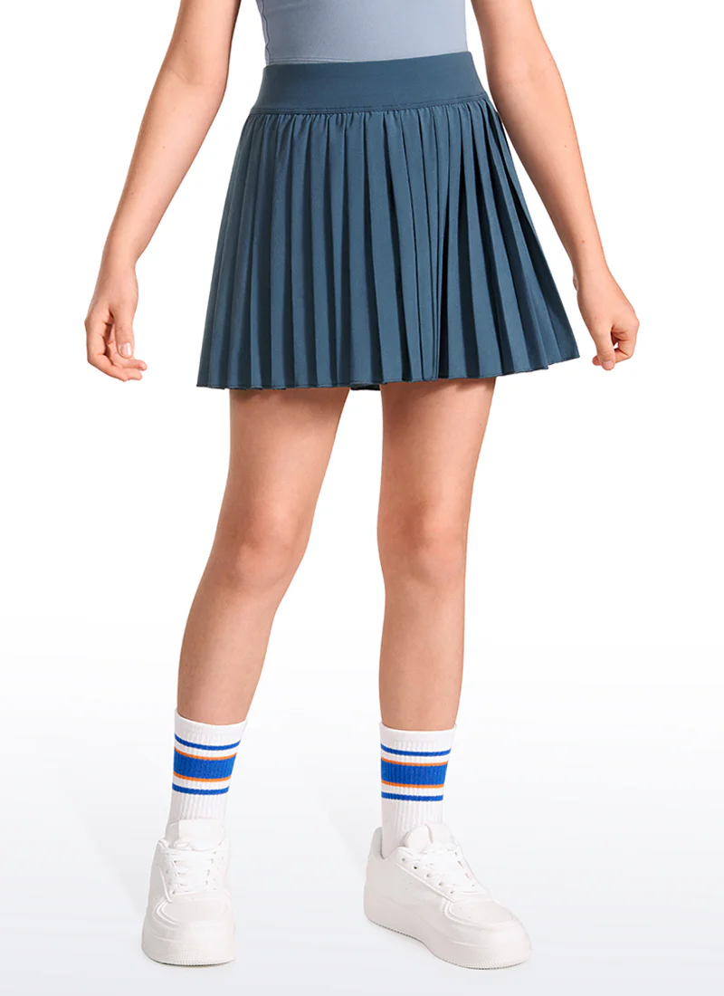 Feathery-Fit Soft Girls Pleated Skirts - Image 22