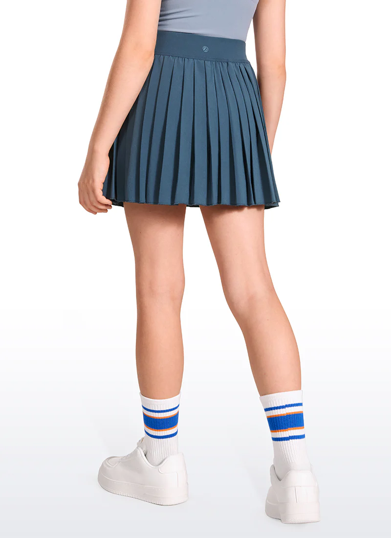 Feathery-Fit Soft Girls Pleated Skirts - Image 23