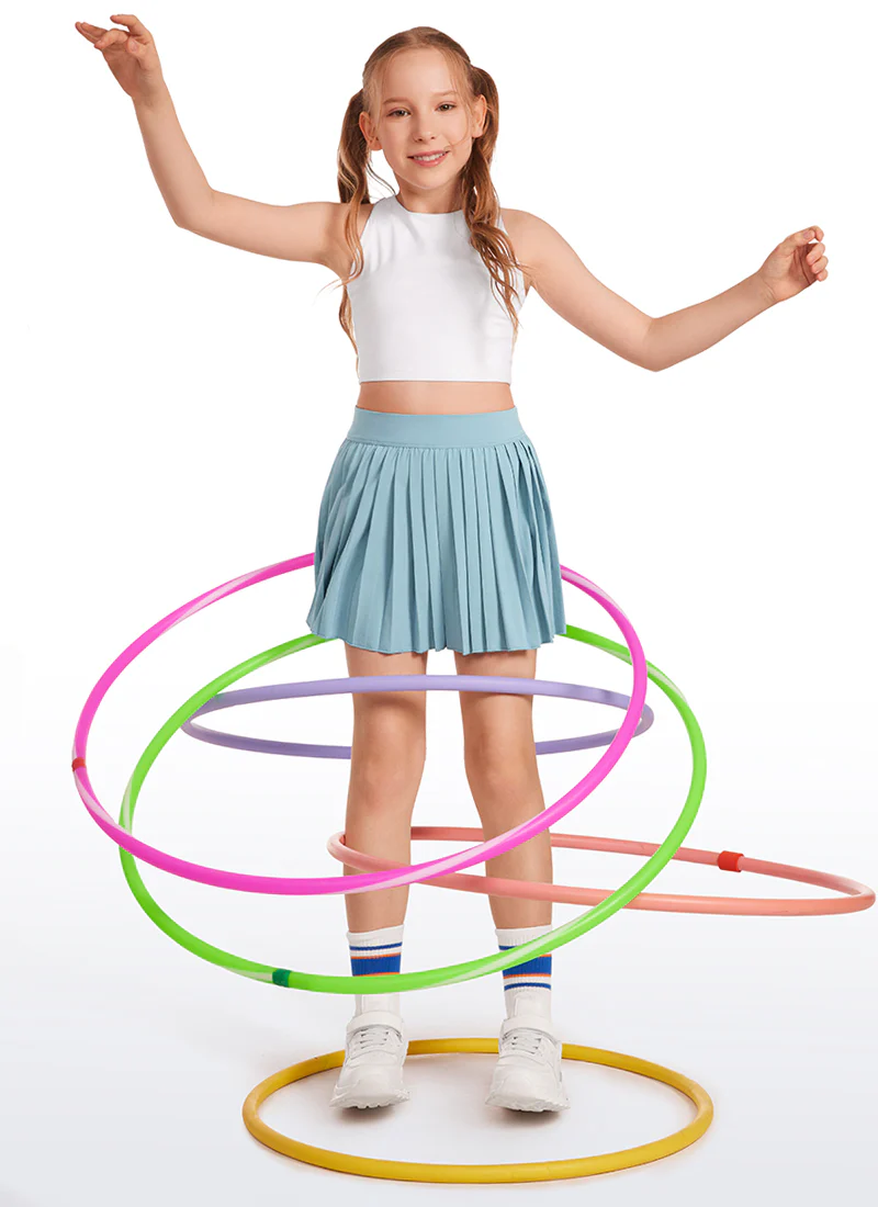 Feathery-Fit Soft Girls Pleated Skirts - Image 3