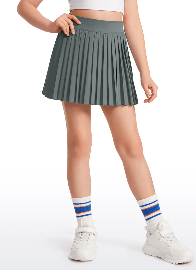 Feathery-Fit Soft Girls Pleated Skirts - Image 30