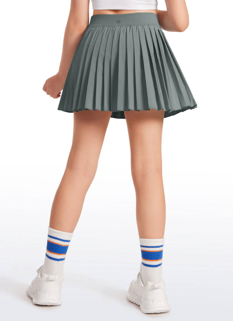 Feathery-Fit Soft Girls Pleated Skirts - Image 31