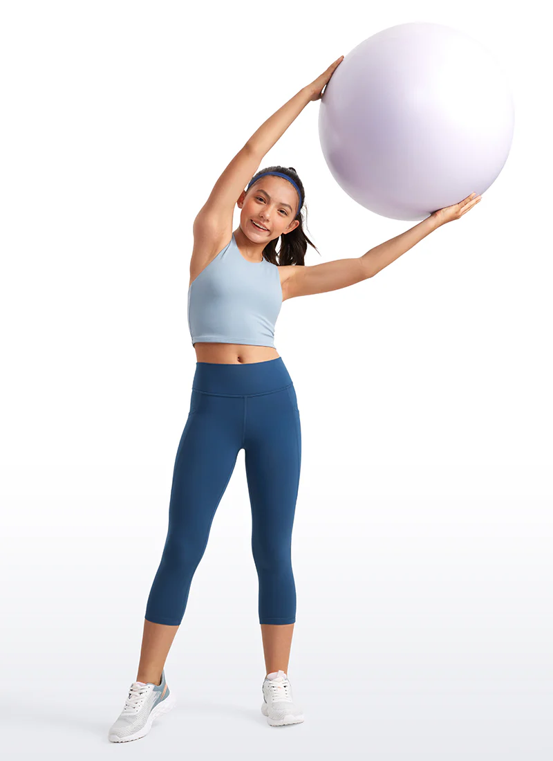 Butterluxe Girls Athletic Pockets Capri Leggings - Image 3
