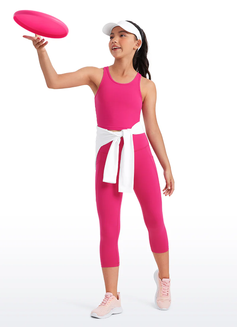 Butterluxe Girls Double Lined Scoop Neck Tank Tops - Image 3