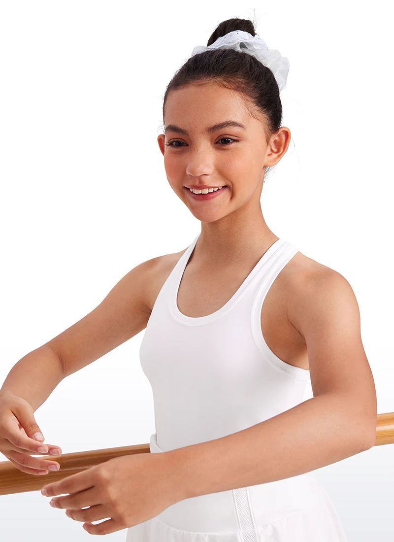 Butterluxe Girls Waist-Length Crewneck Tank Racerback - Image 14