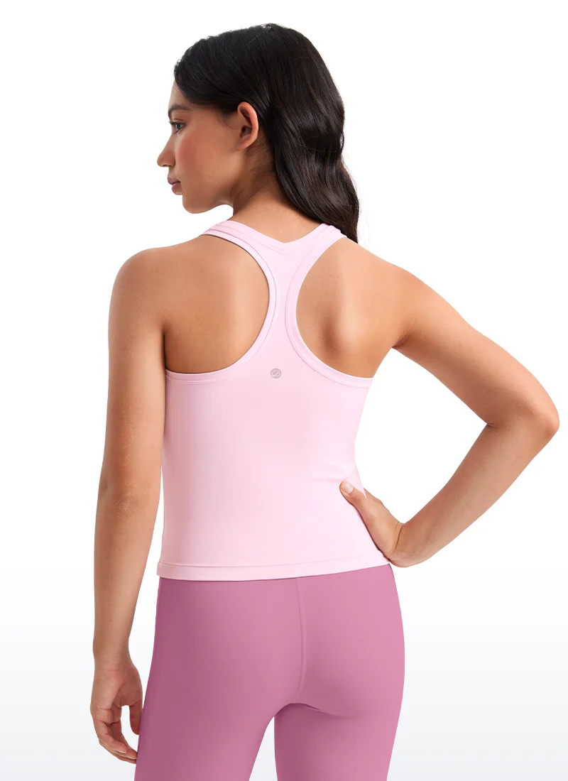 Butterluxe Girls Waist-Length Crewneck Tank Racerback - Image 2