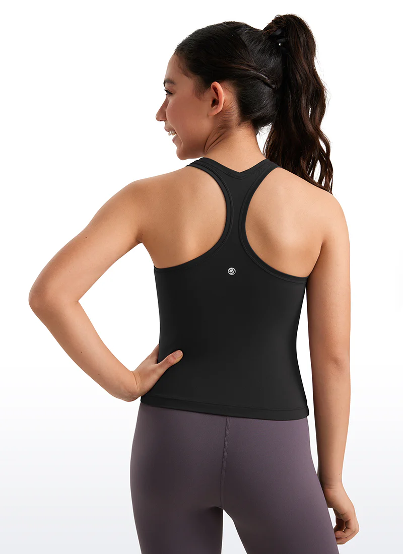 Butterluxe Girls Waist-Length Crewneck Tank Racerback - Image 8
