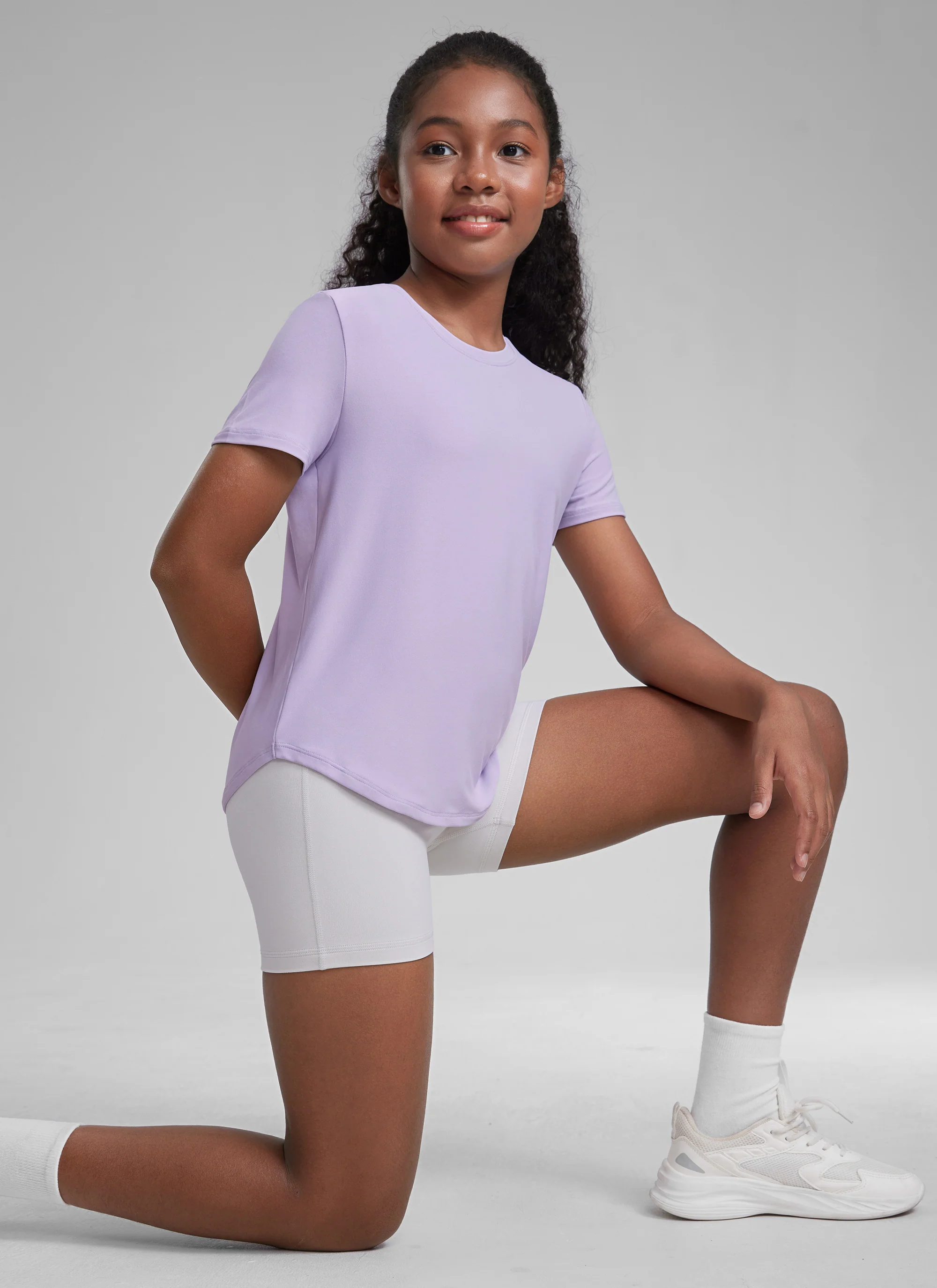 Girls Cloudweight Athletic Short Sleeve - Image 3