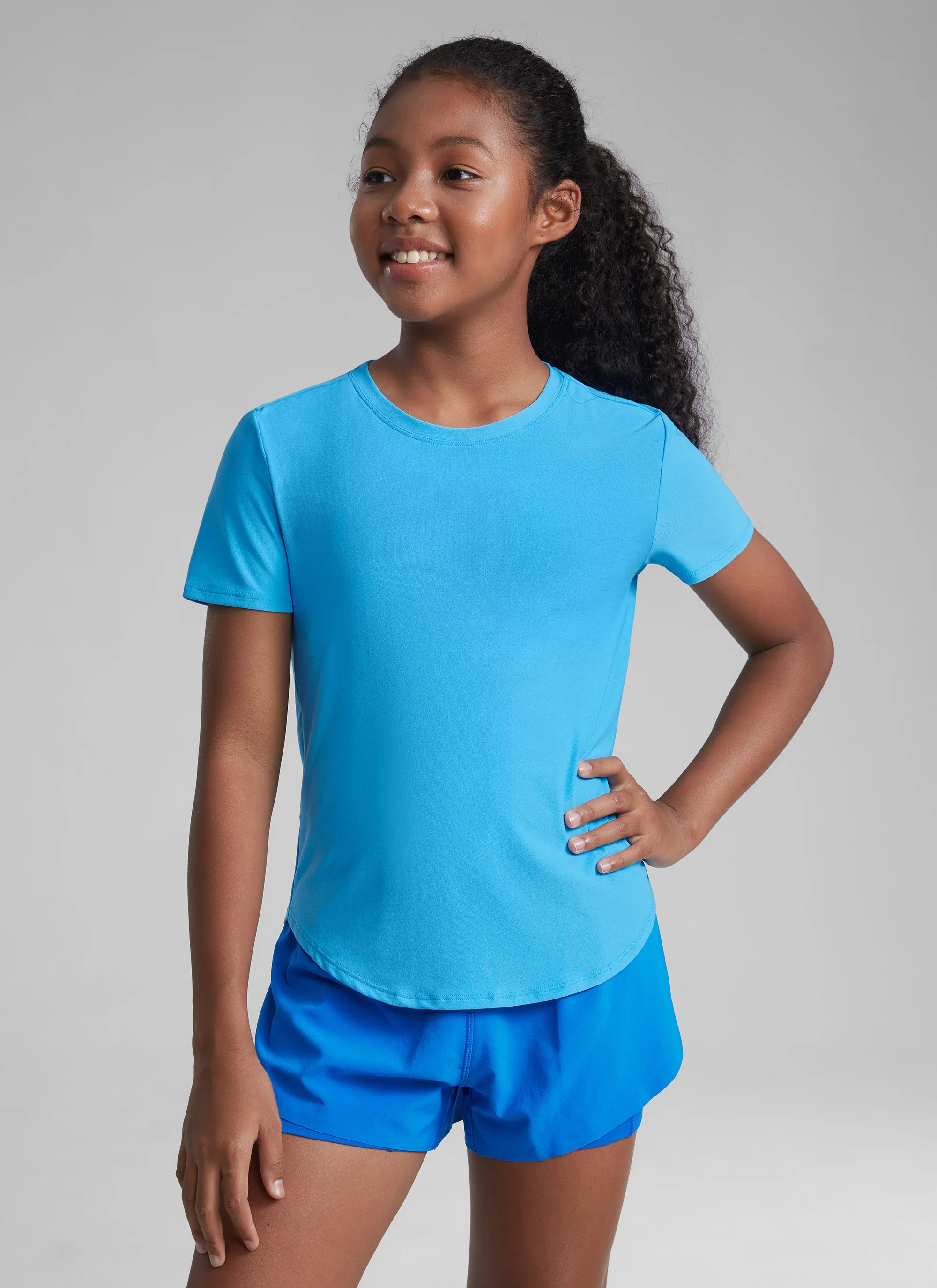 Girls Cloudweight Athletic Short Sleeve - Image 5