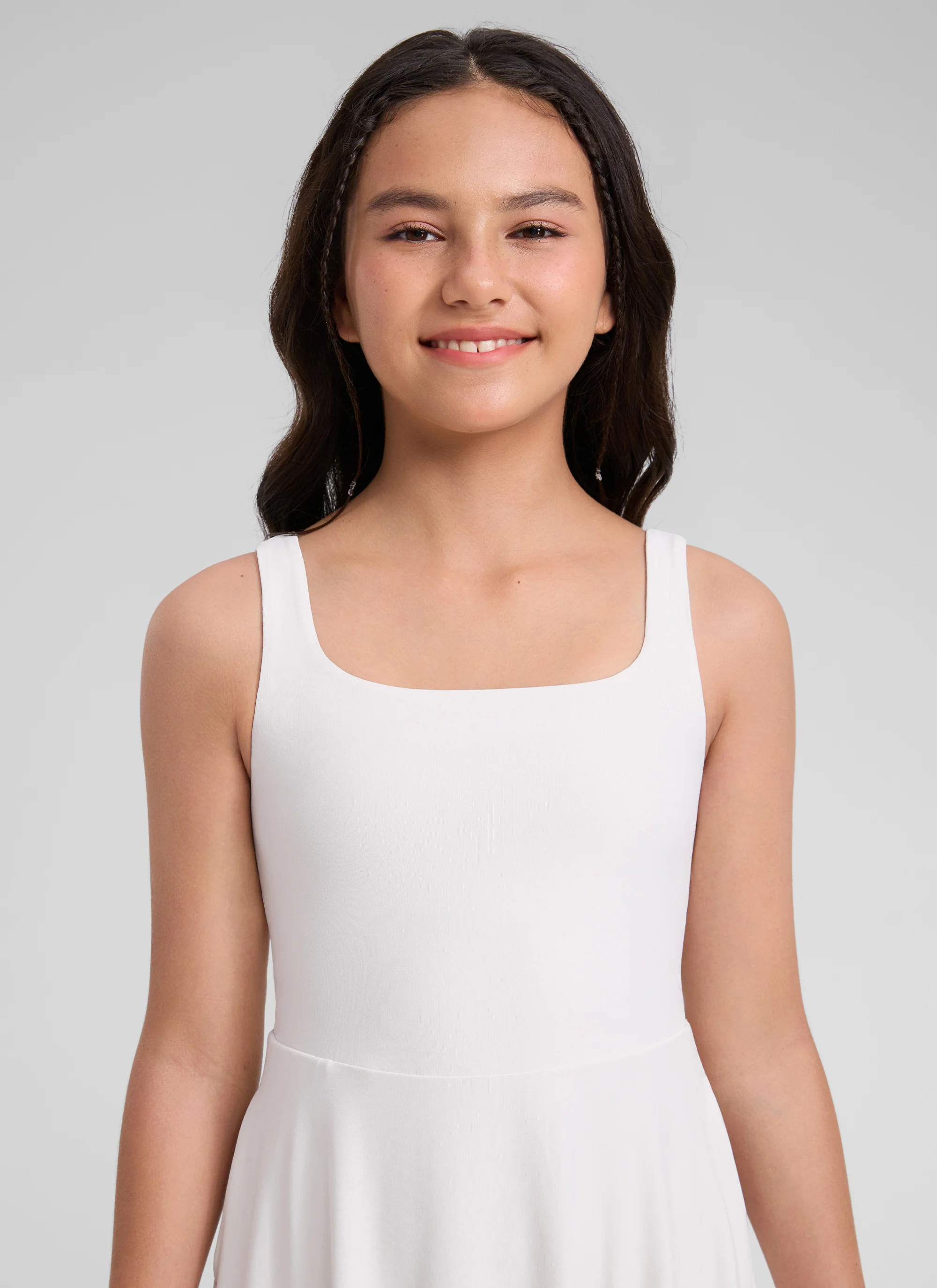 Girls Cloudweight Double Lined Pocket Midi Dress - Image 23