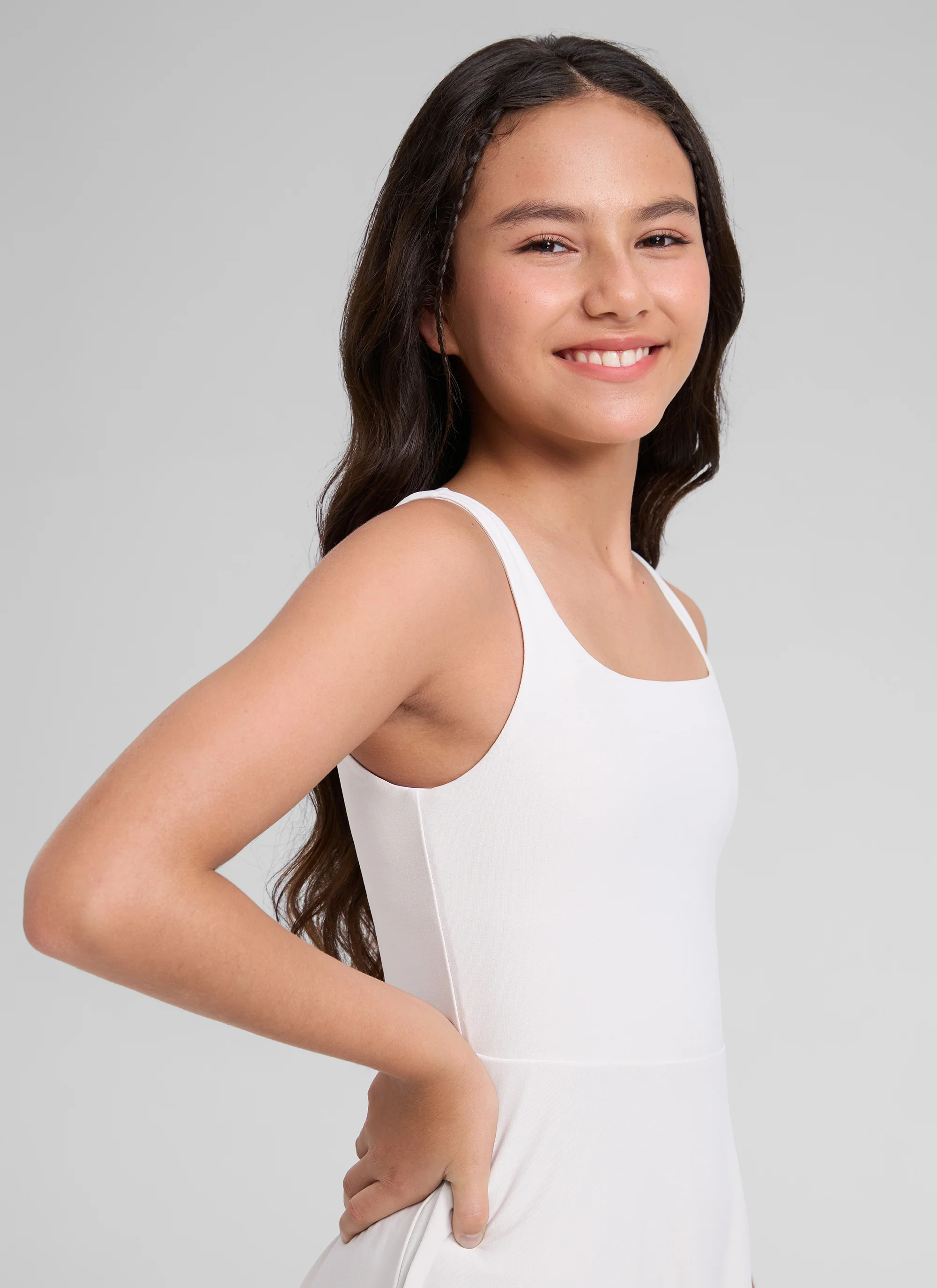 Girls Cloudweight Double Lined Pocket Midi Dress - Image 24